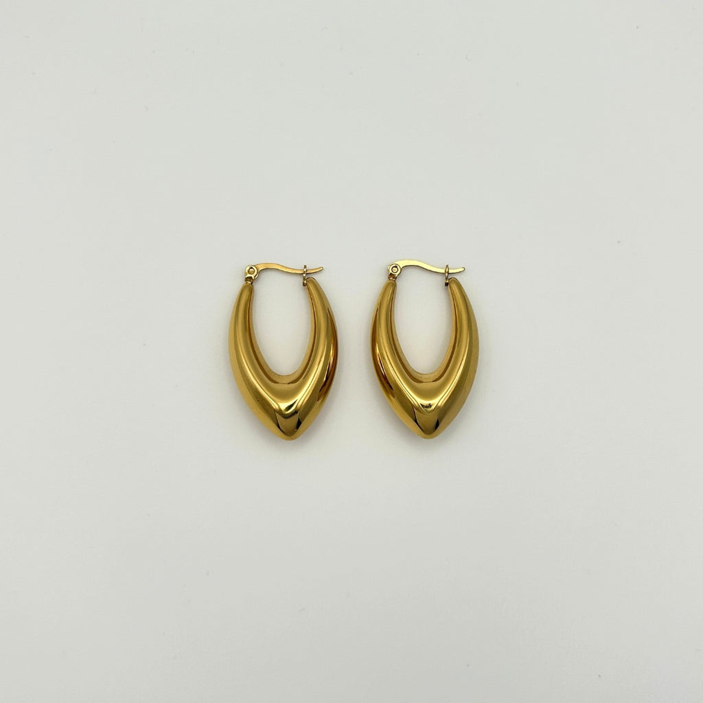 Aura Drop Hoops Medium