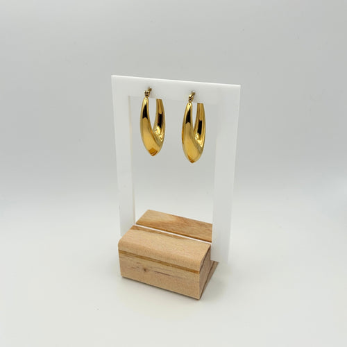 Aura Drop Hoops Medium