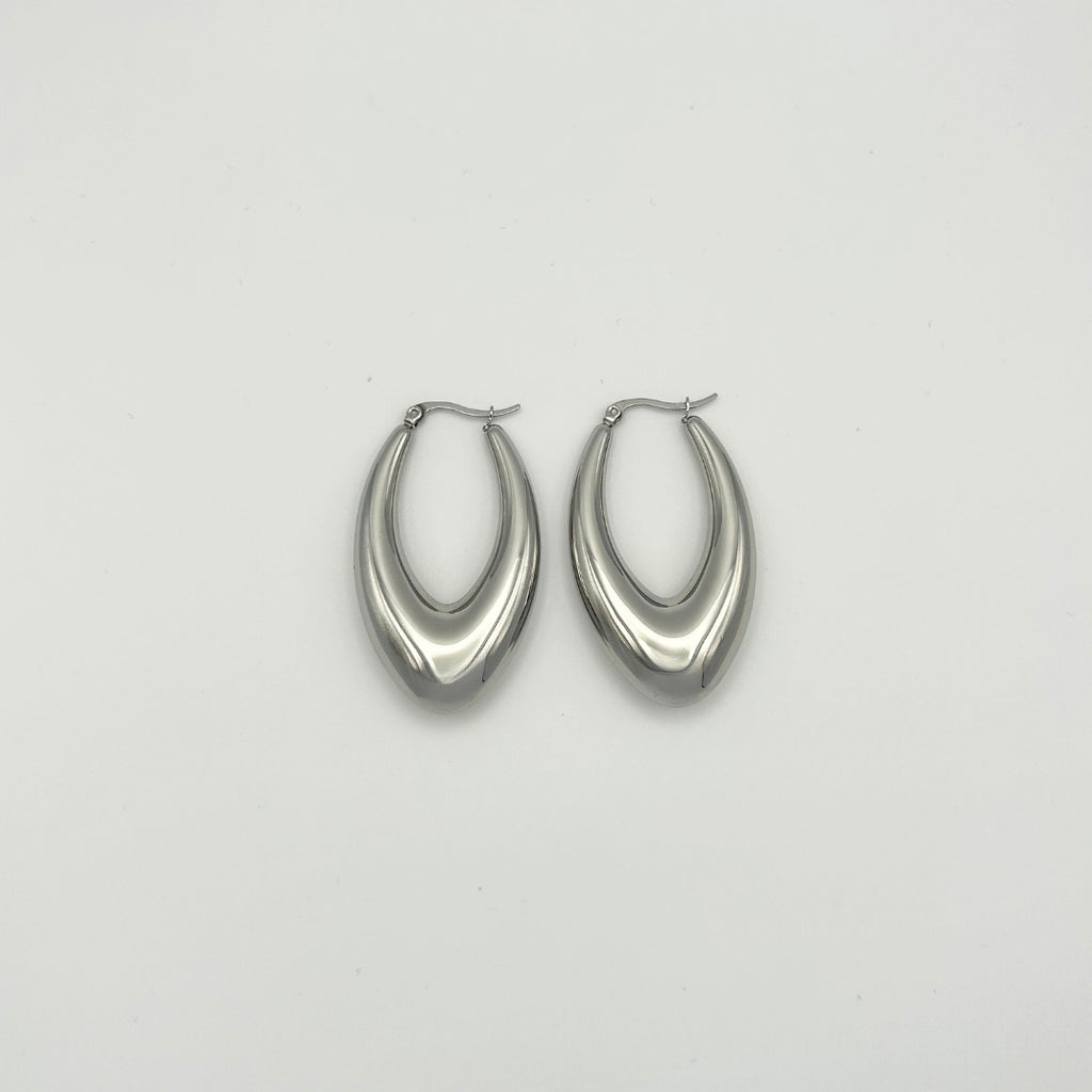 Aura Drop Hoops Large