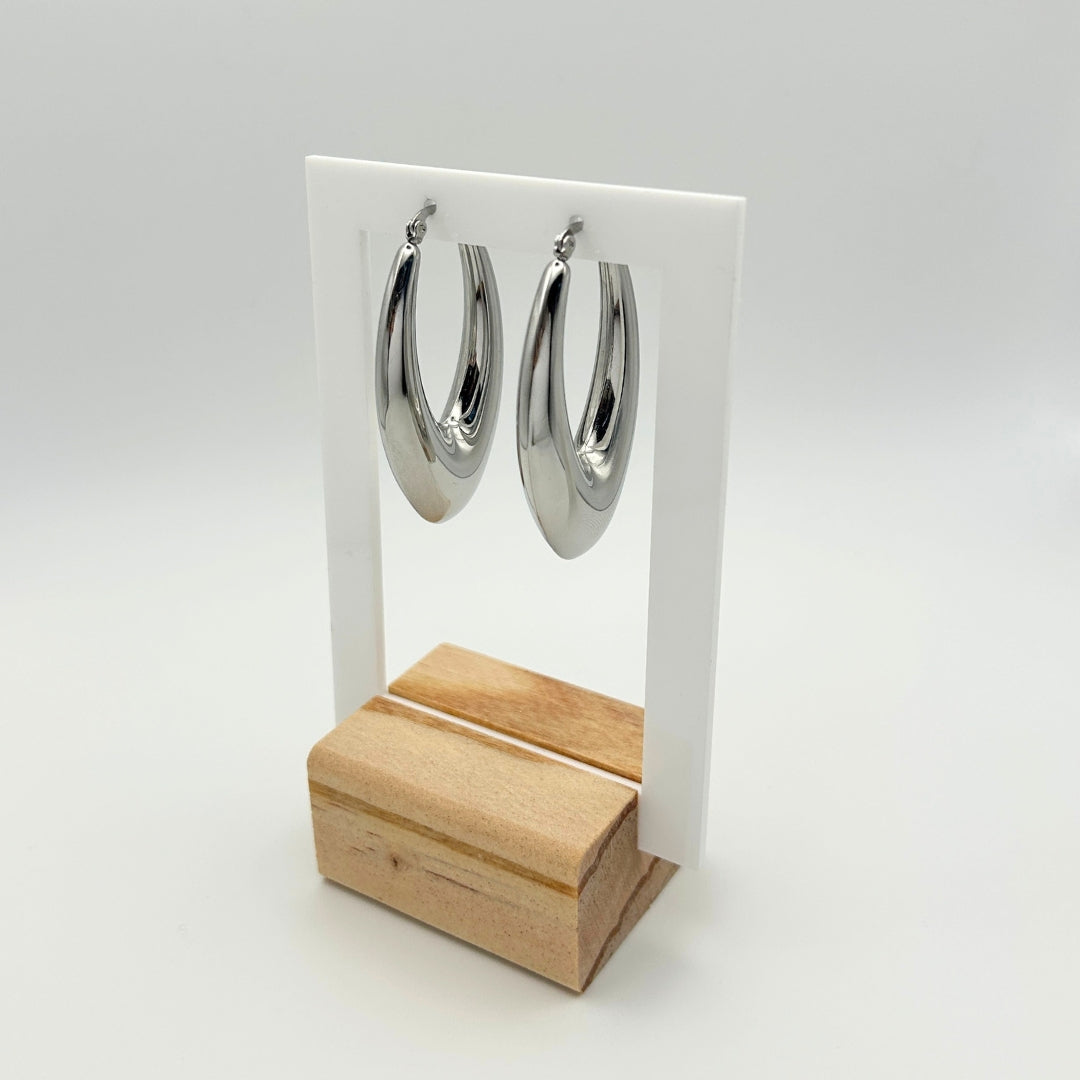Aura Drop Hoops Large