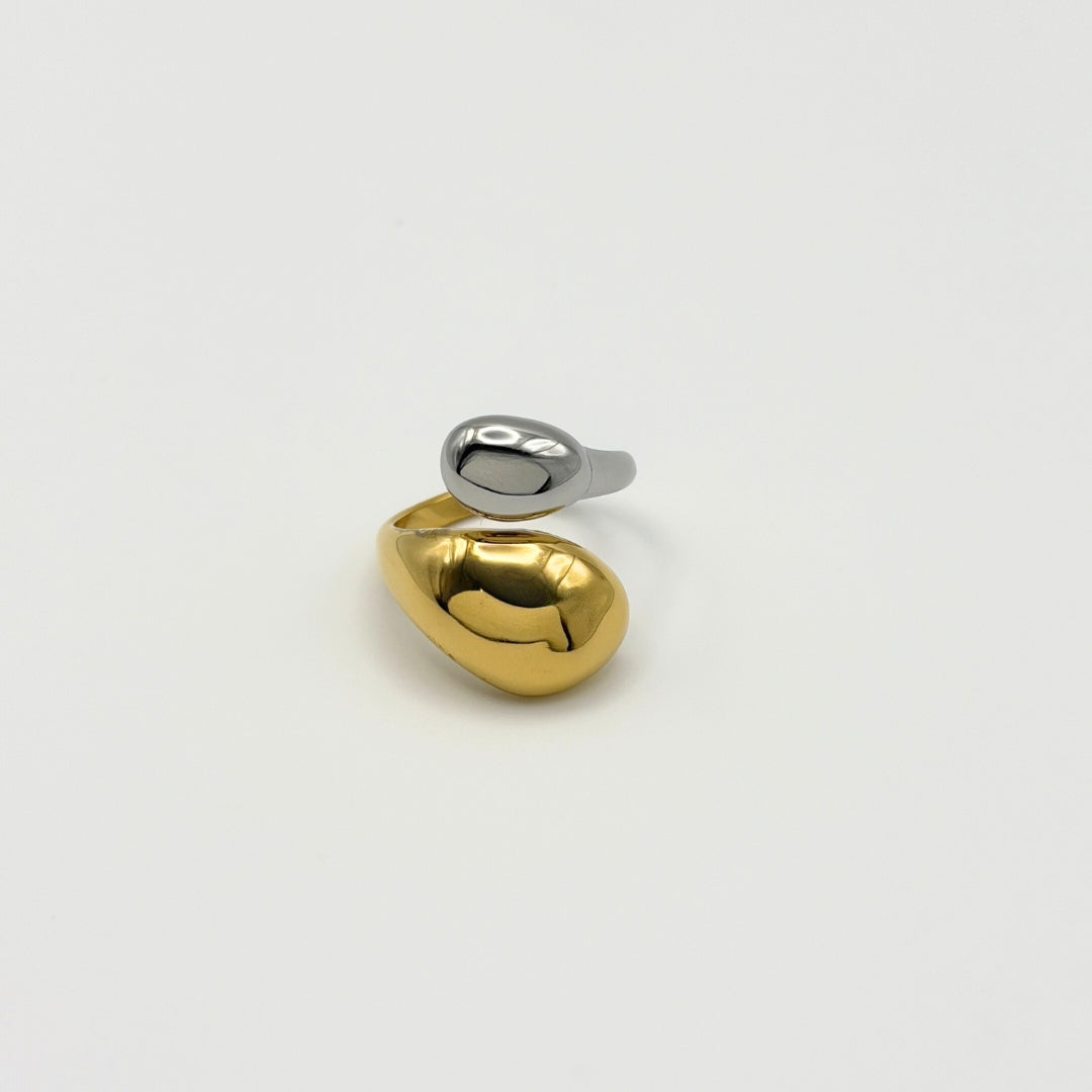 Bicolor Drop Ring