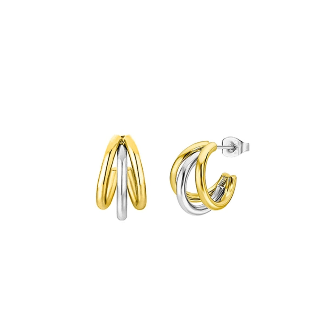 Bicolor Loop Hoops