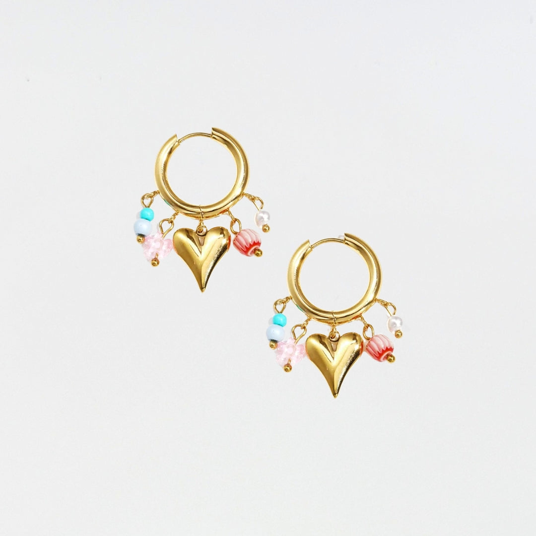 Candy Heart Hoops