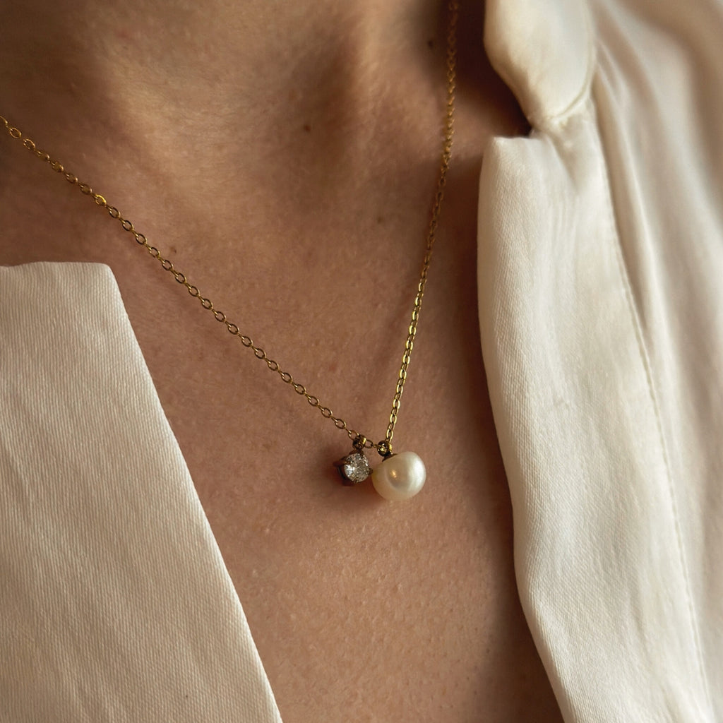 Crystal Pearl Kette