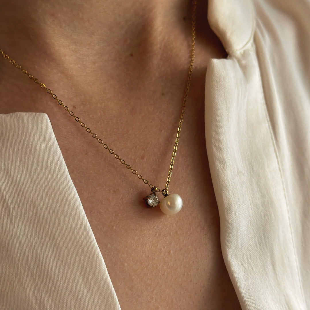 Crystal Pearl Kette