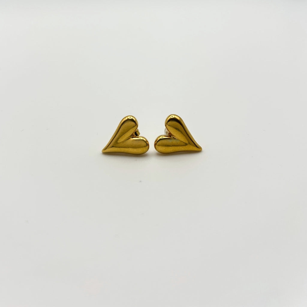 Curve Heart Ohrstecker