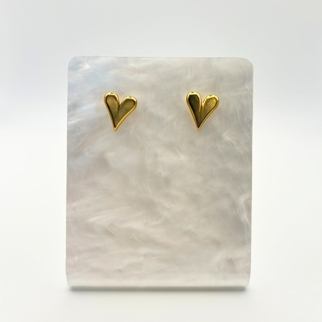 Curve Heart Ohrstecker