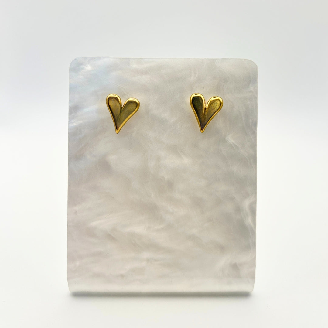 Curve Heart Ohrstecker