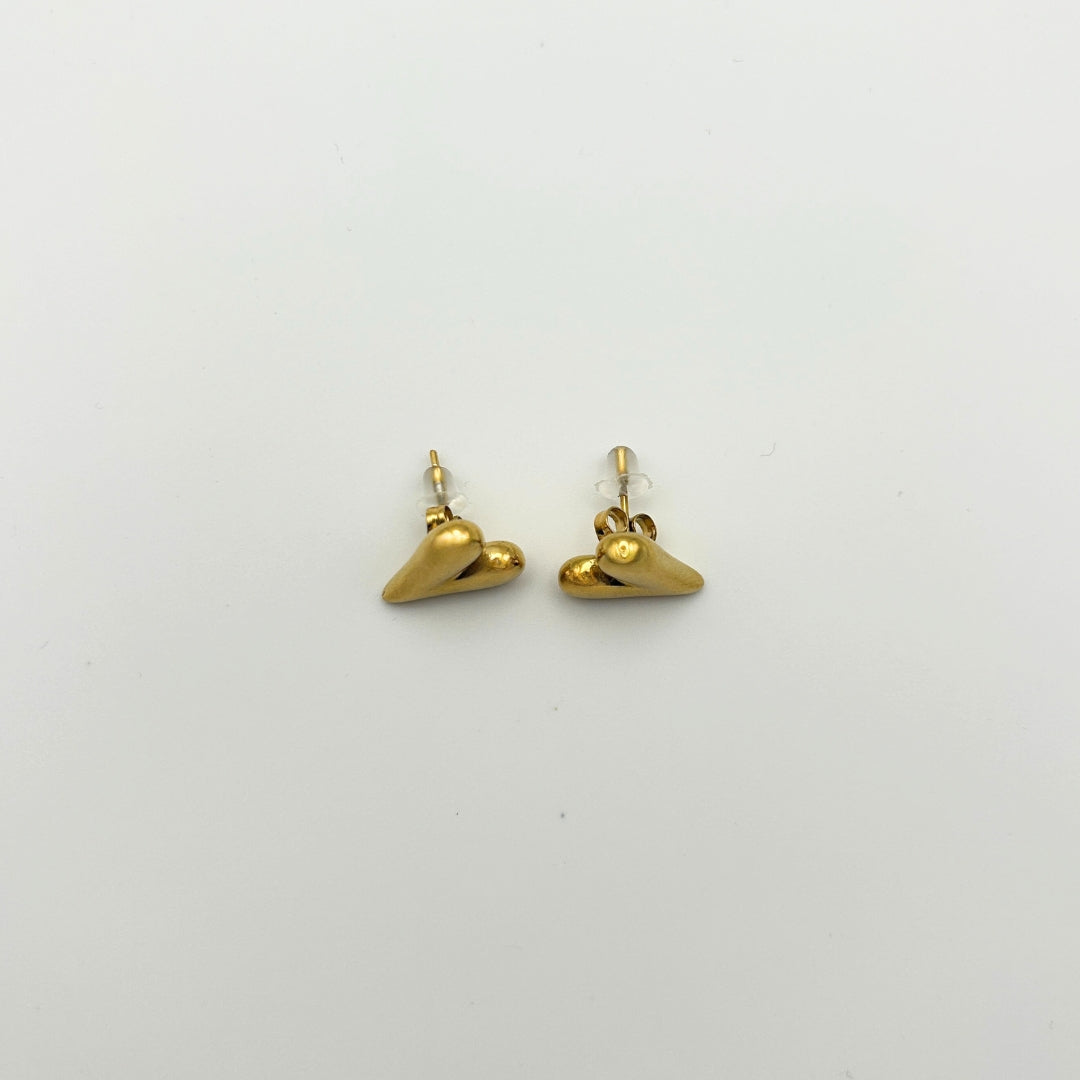 Curve Heart Ohrstecker
