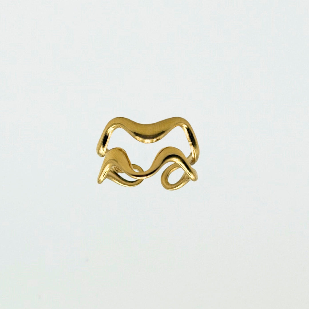 Double Wave Ring