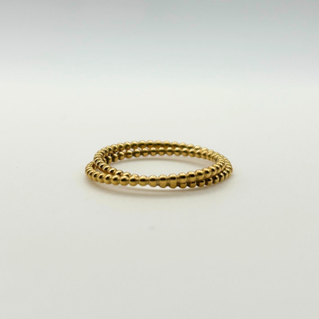 Fine Duo Dot Ring