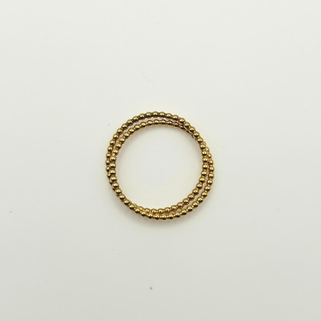 Fine Duo Dot Ring
