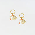 Luna Charm Hoops