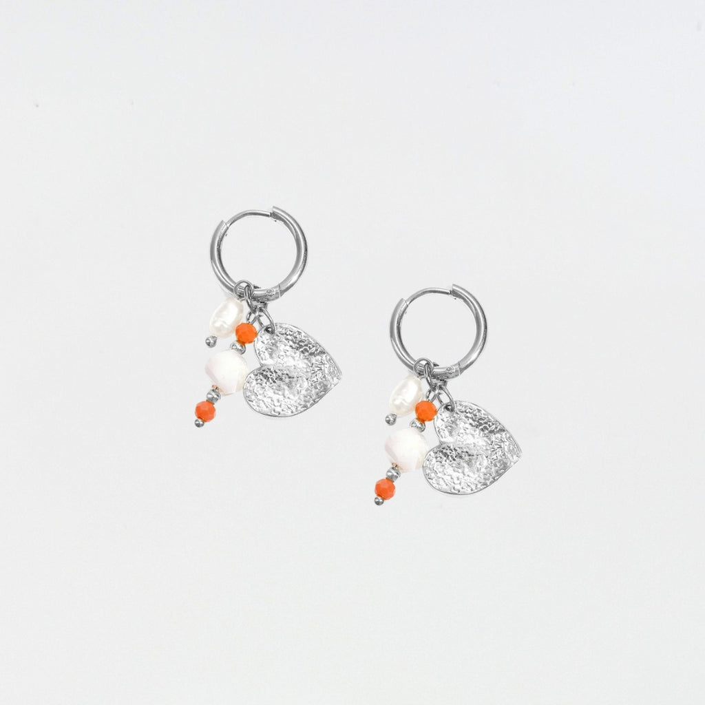 Luna Charm Hoops