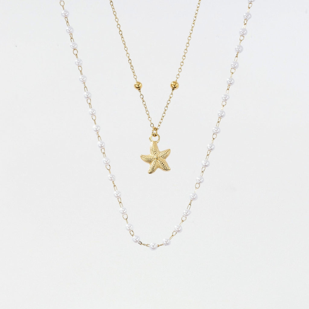 Ocean Pearl Layer Kette
