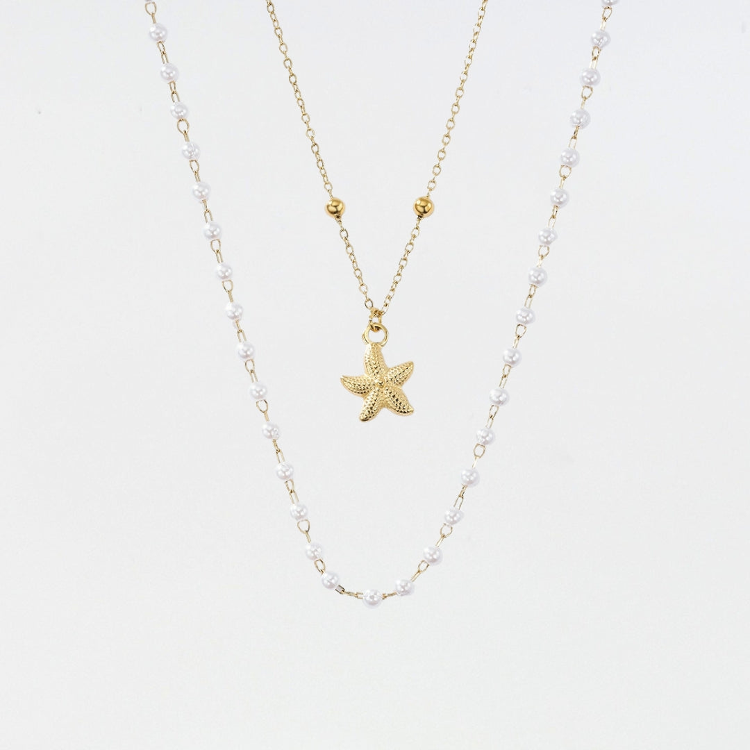 Ocean Pearl Layer Kette