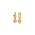 Spark Charm Hoops