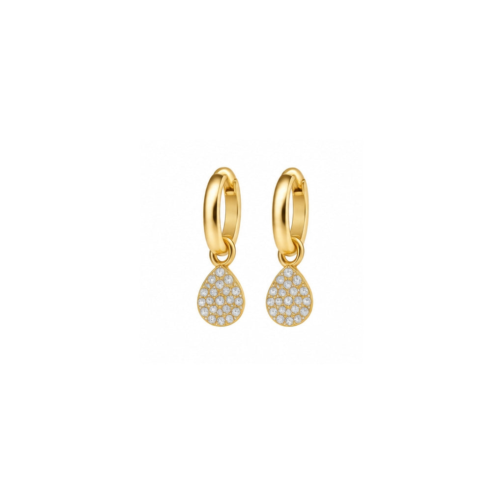 Spark Charm Hoops