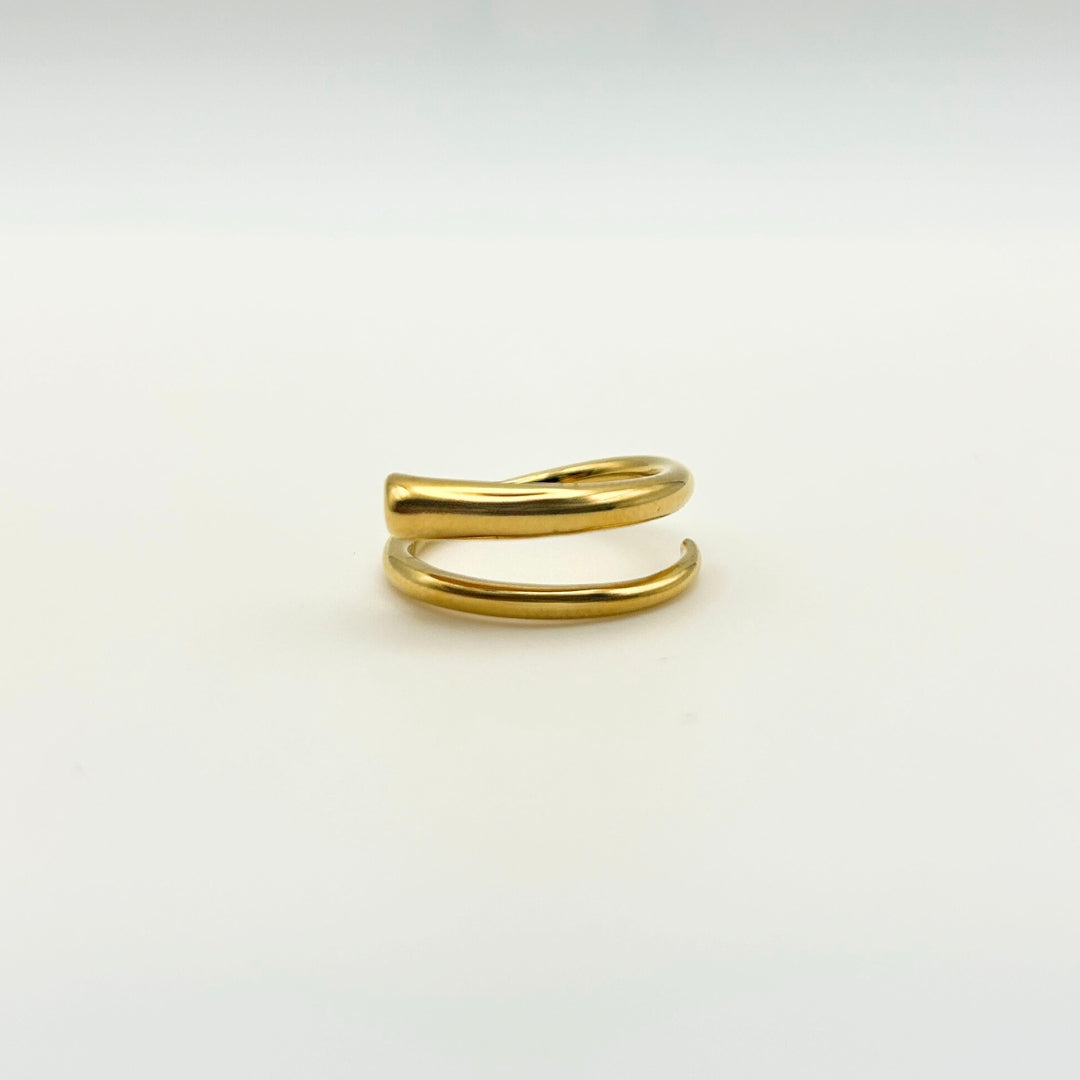 Twin Line Ring