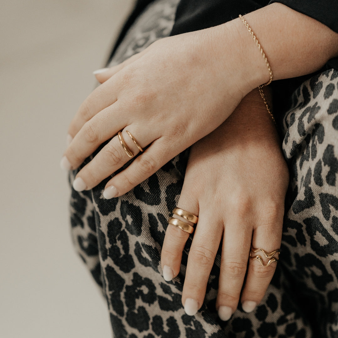 Twin Line Ring